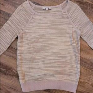 Medium Cream Colored LOFT Sweater